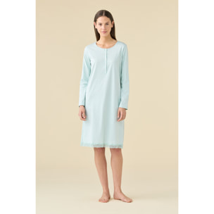 Camicia da notte donna estiva in cotone articolo essential. Noidinotte