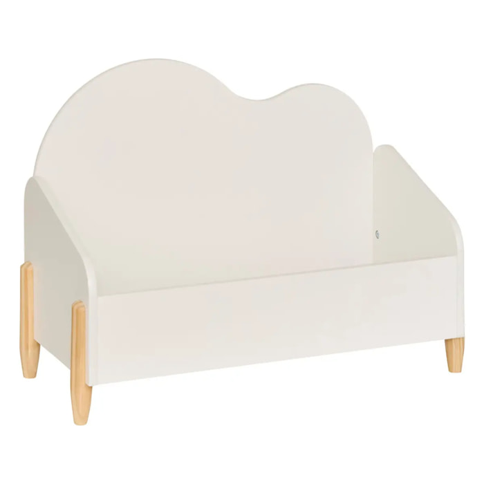 Coffre Douceur blanc 61x44,2cm