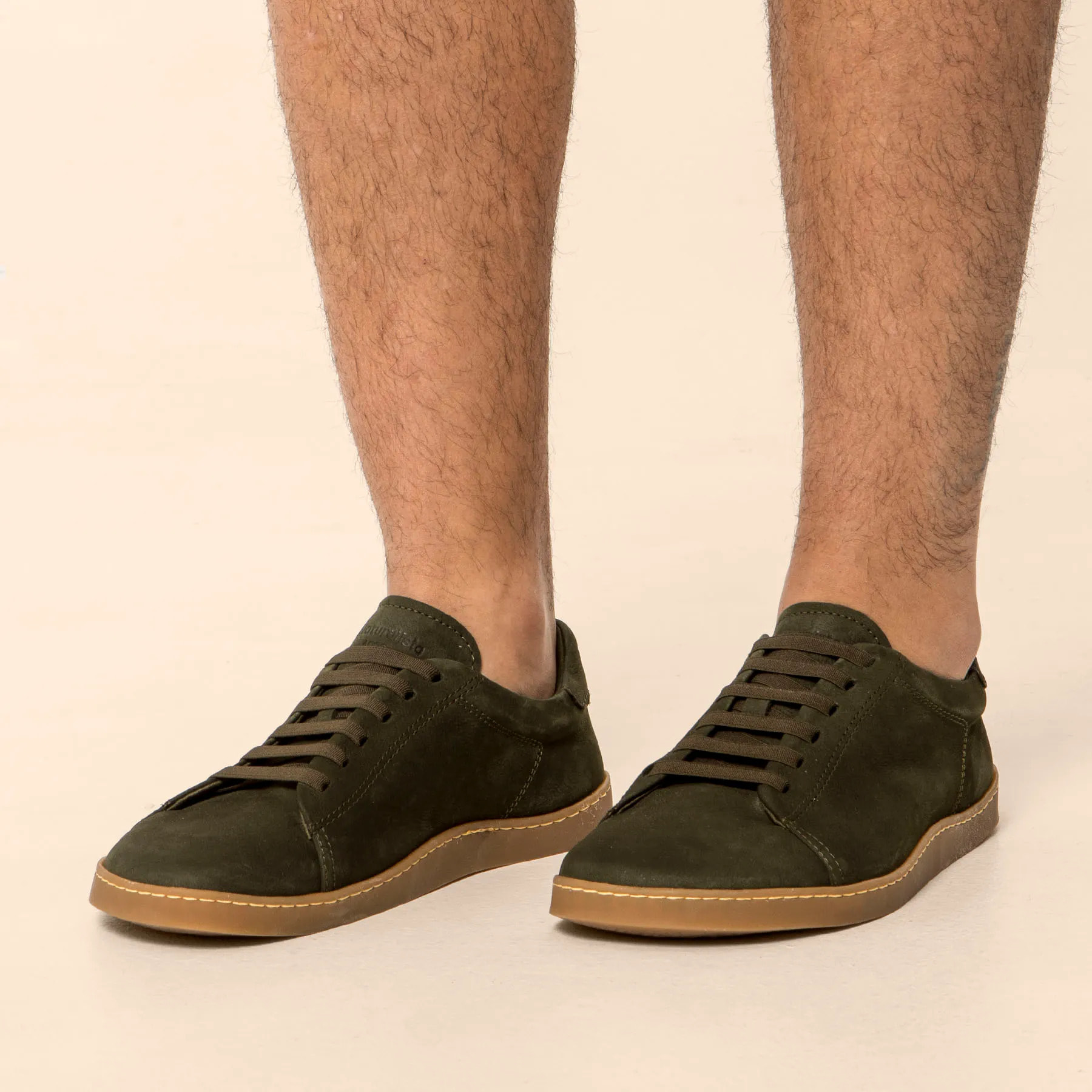 Zapatos N5910L NOBUCK LAVADO KAKI/ ORIGEN color Kaki