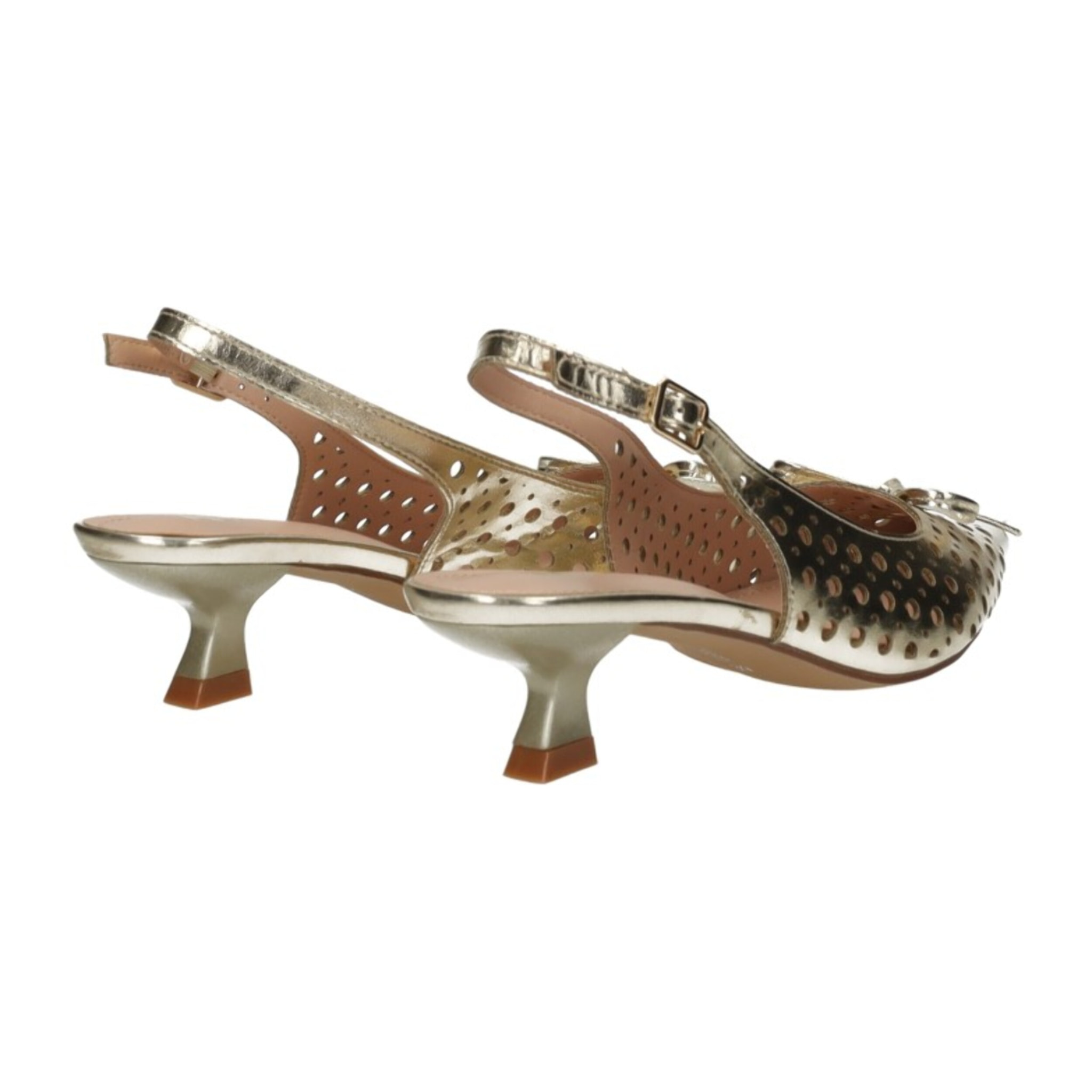 Décolleté sling back Donna Tata Italia Dorato