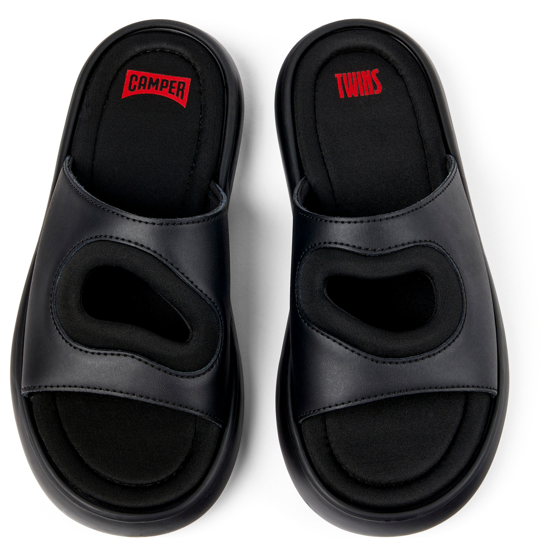 Sandalias - CAMPER Pelotas Flota - Negro - Cuero liso