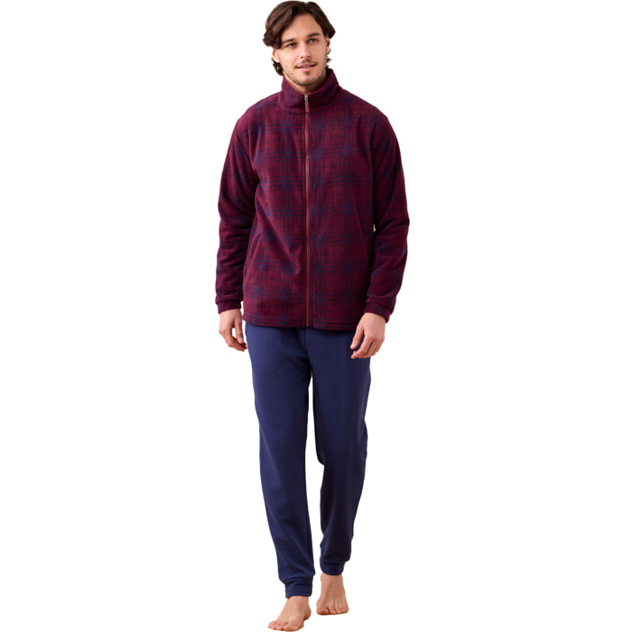 Giacca uomo micropile articolo scozzese. Noidinotte