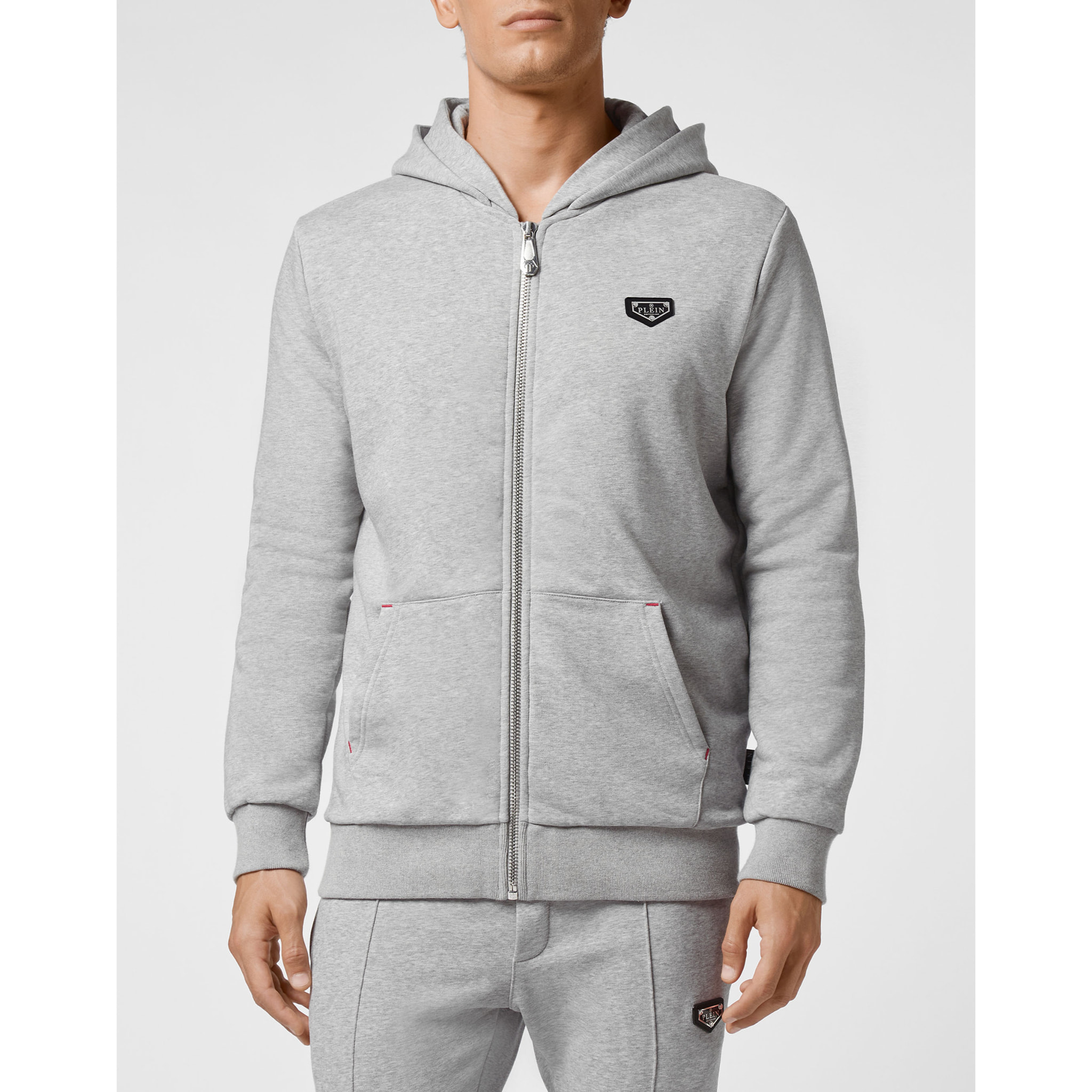 PHILIPP PLEIN Hooded Sweatjacket ICONIC PLEIN