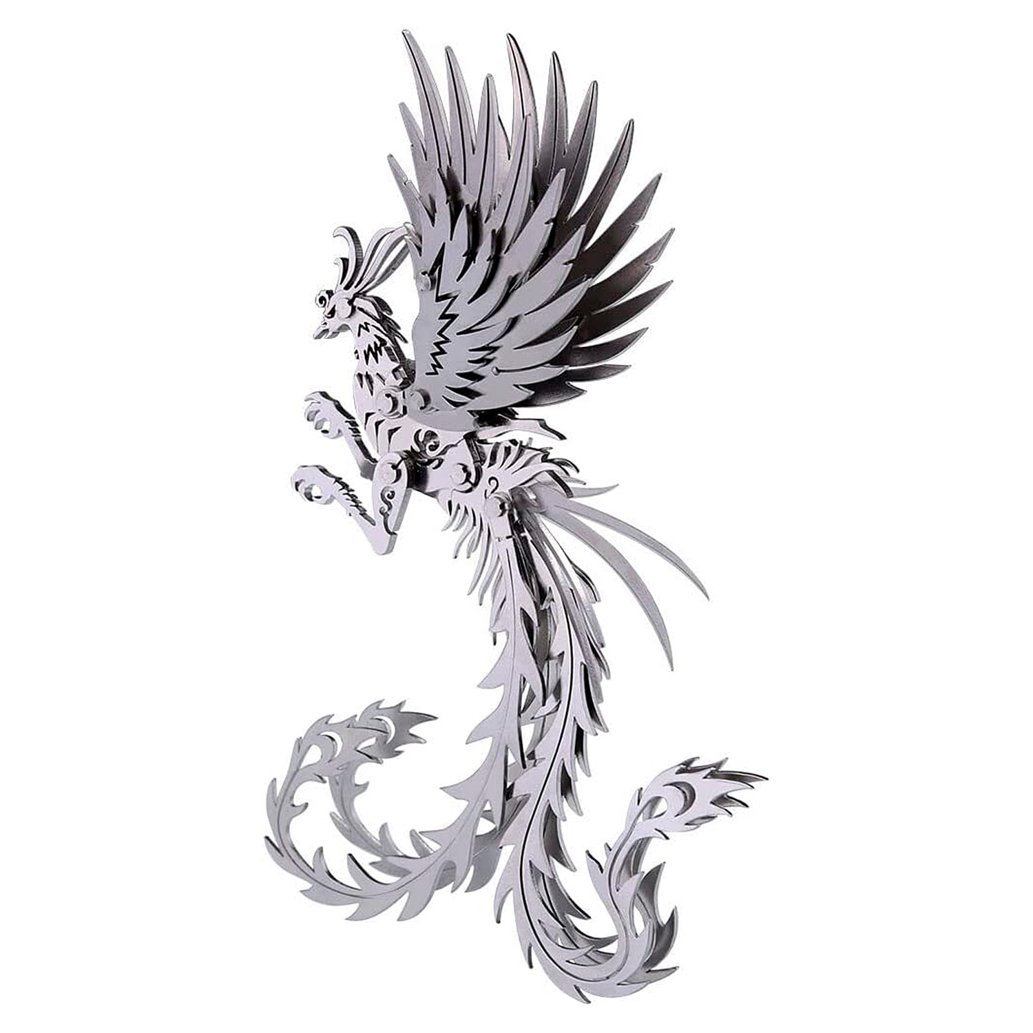 Maqueta 3D de acero inoxidable. Modelo Fénix.