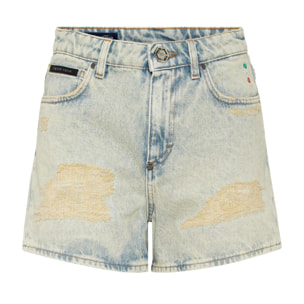 PHILIPP PLEIN Pantalones cortos vaqueros