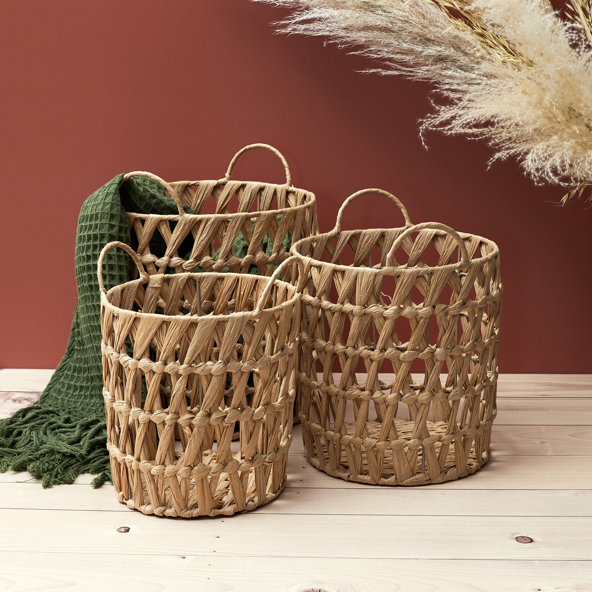 Panier Ajoure Avec Anses X3