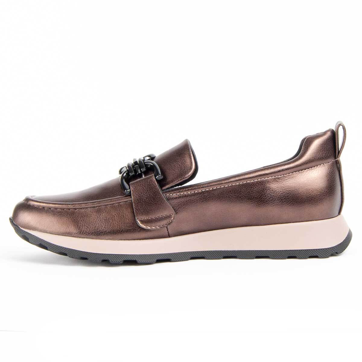 Zapato De Cuña - Marron - Altura: 4 Cm