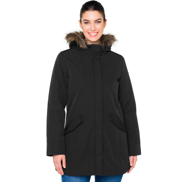 Parka MATHILDE imbottito impermeabile nero