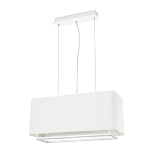 VESPER 600 Lampe suspension blanche