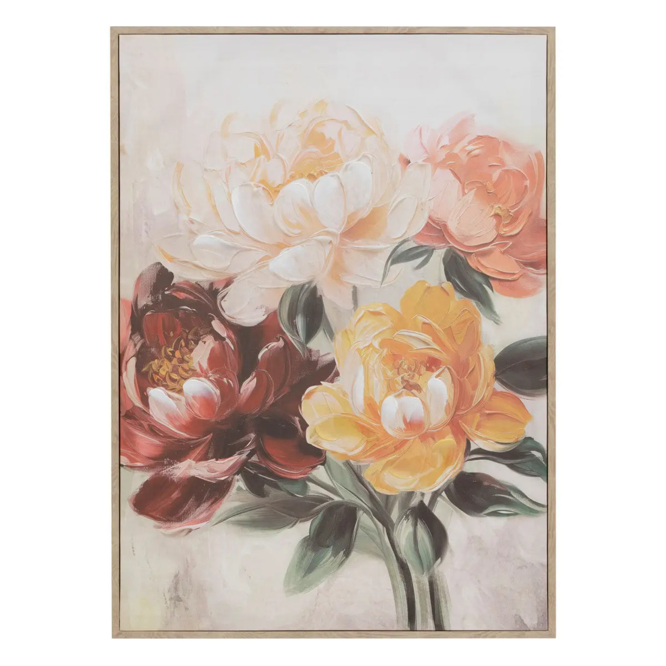 Toile peinte encadrée "Ophelia" 52x72cm