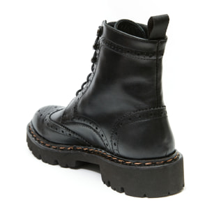 Derby boot British Passport Nero