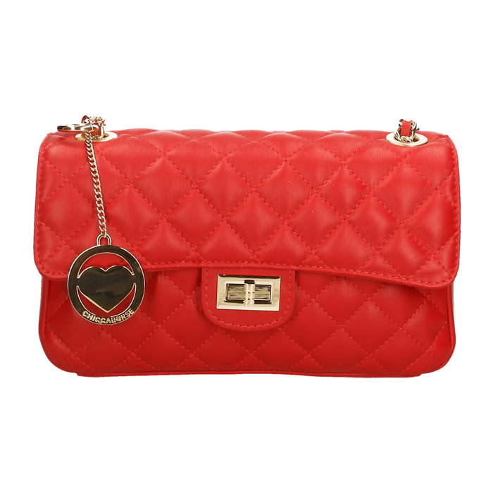 Chicca Borse Borsa a Spalla Rosso