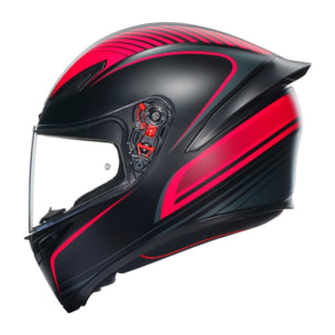 CASCO AGV K1 S AGV E2206 WARMUP BLACK/PINK