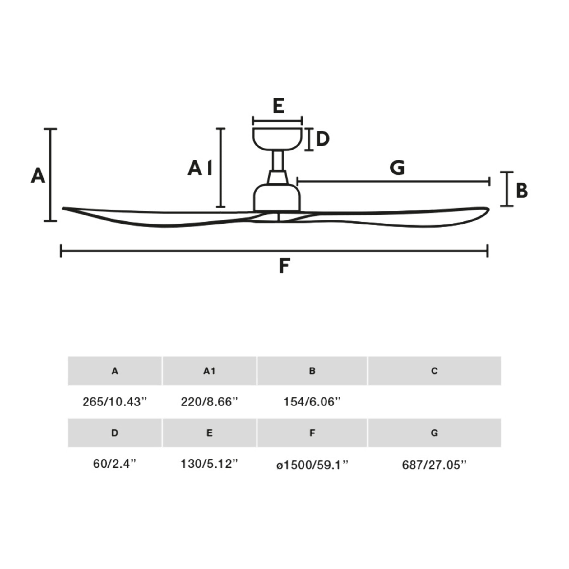 OUTWOOD L Ventilatore a soffitto  marrone/noce IP44