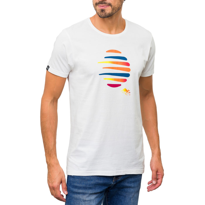 T-shirt in cotone 150 gr Hot Buttered Balangan Colore Bianco