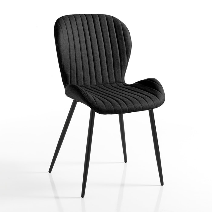 Oresteluchetta Set 4 Sedie ARLES BLACK