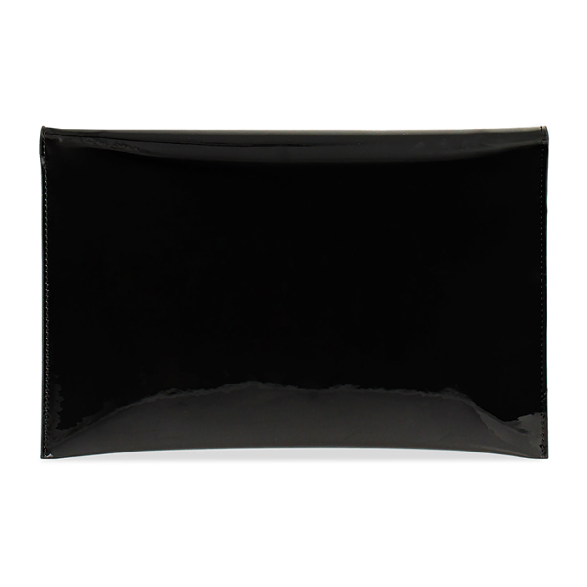 Pochette donna nera in vernice
