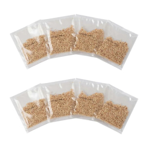 Lot de 2 x 4 Sachets de granulés de parfum pour aspirateur à la vanille TopFilter