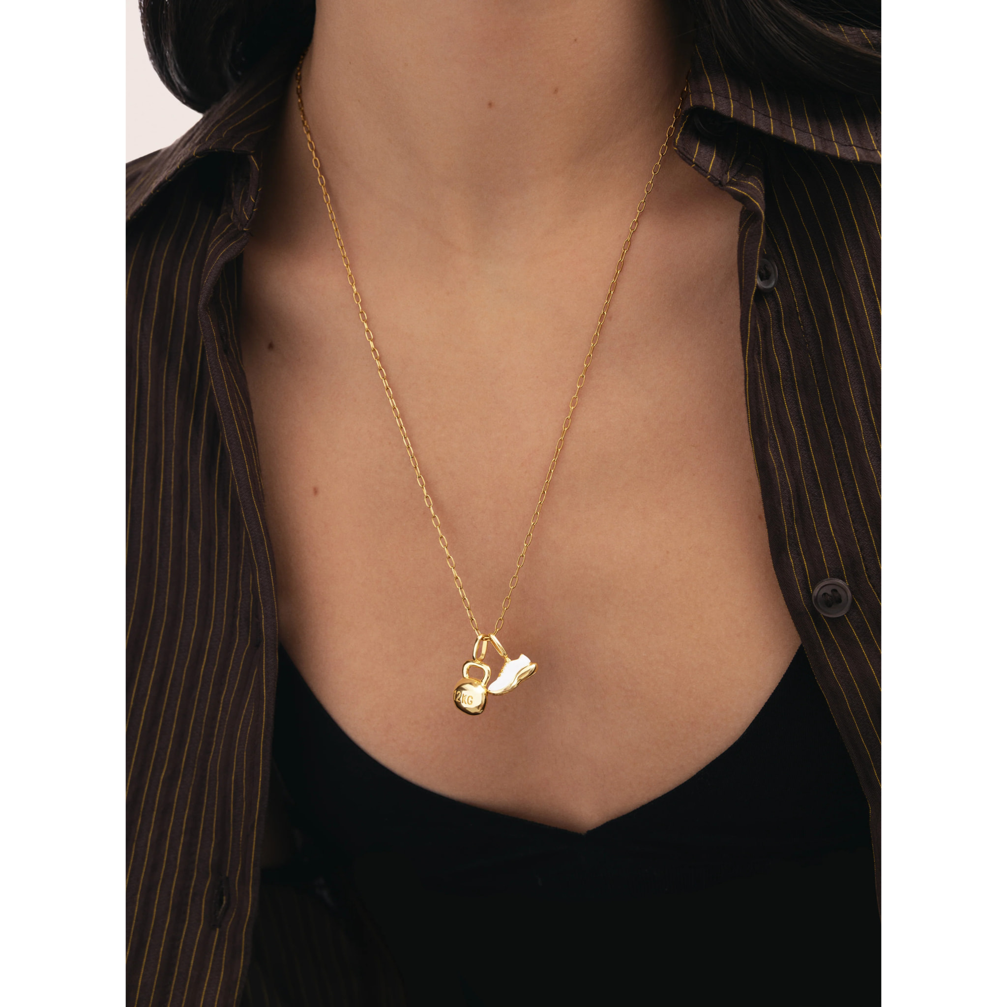 Charm Running Placcato Oro