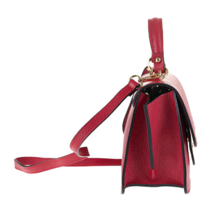 Borsa a mano da donna Made in Italy - Modello Elora Nova - 100% pelle - 23.5 x 15.0 x 10.0 cm