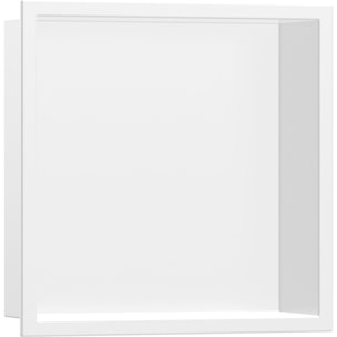 XtraStoris niche murale 300/300/70 avec cadre intégré blanc mat 56093700