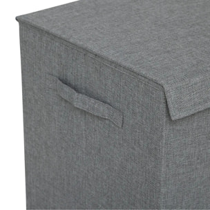 Panier à linge "Colorama" gris 74L