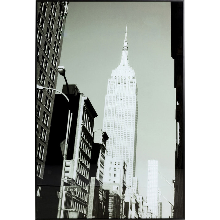 Affiche encadrée Empire State Building 100x150cm Kare Design