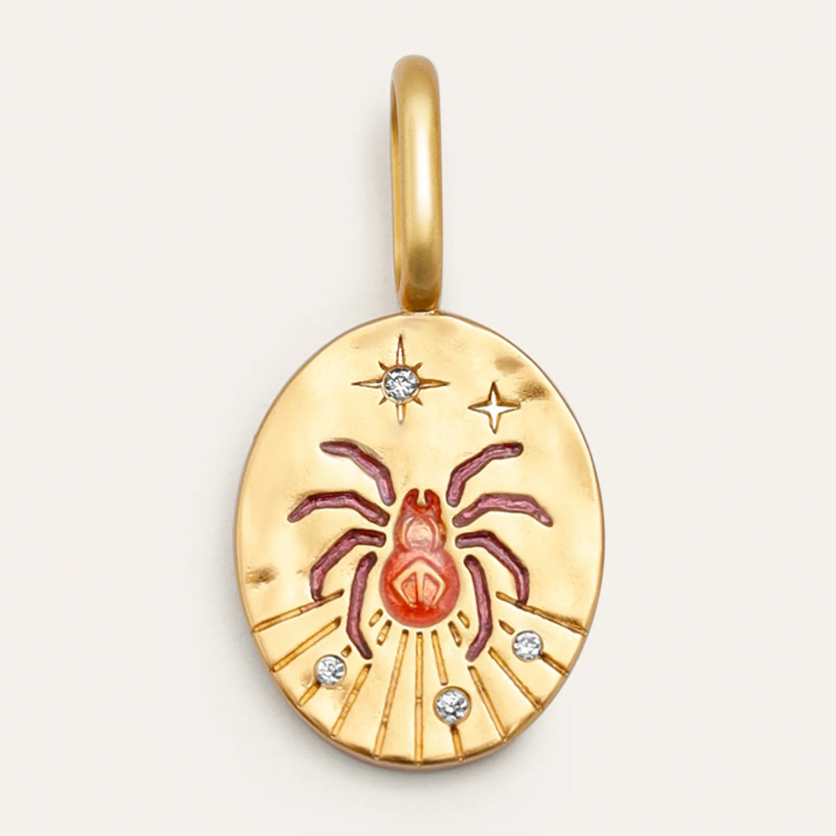 Charm Mystic Araña Baño Oro