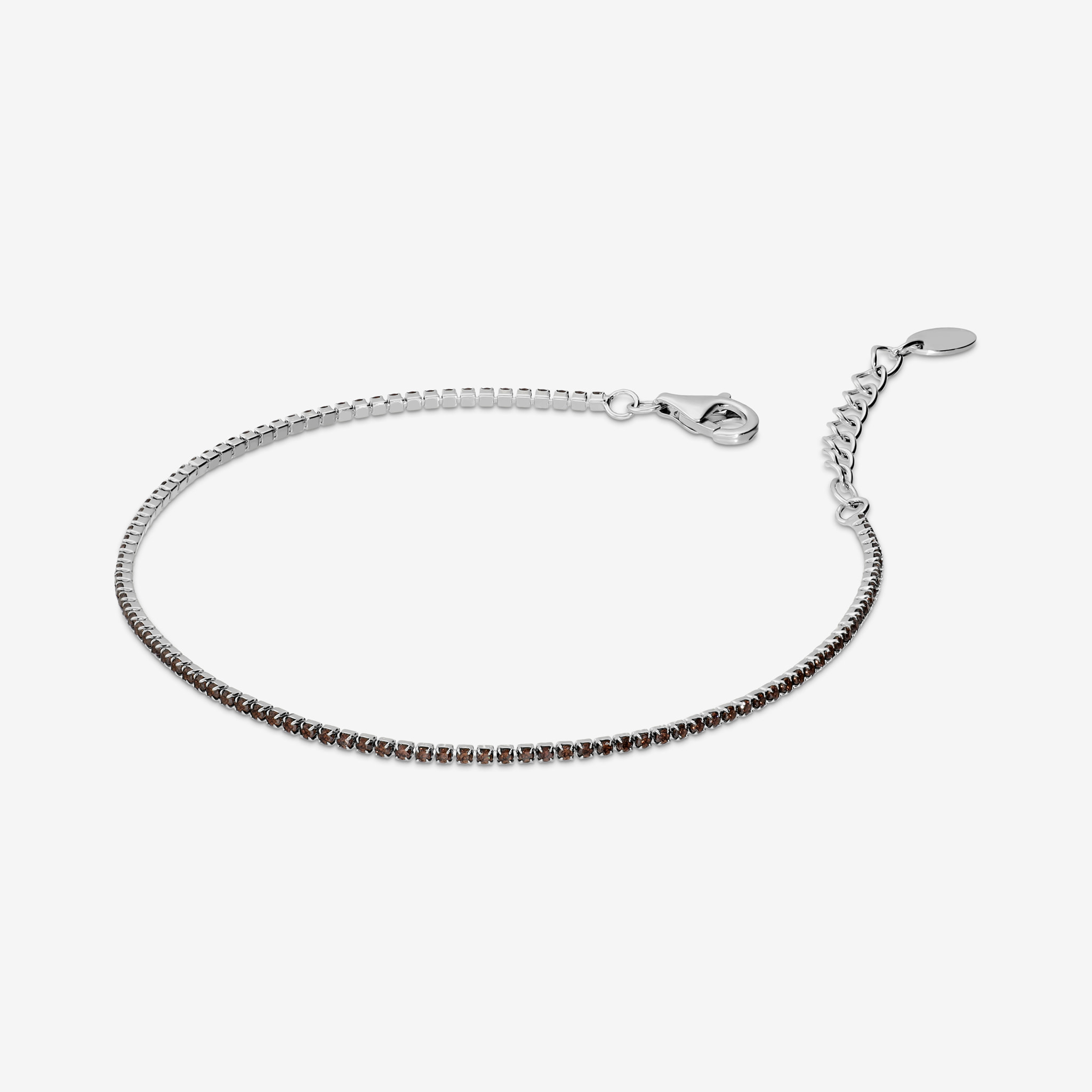 Bracciale Tennis con Cubic Zirconia Champagne 1.2mm