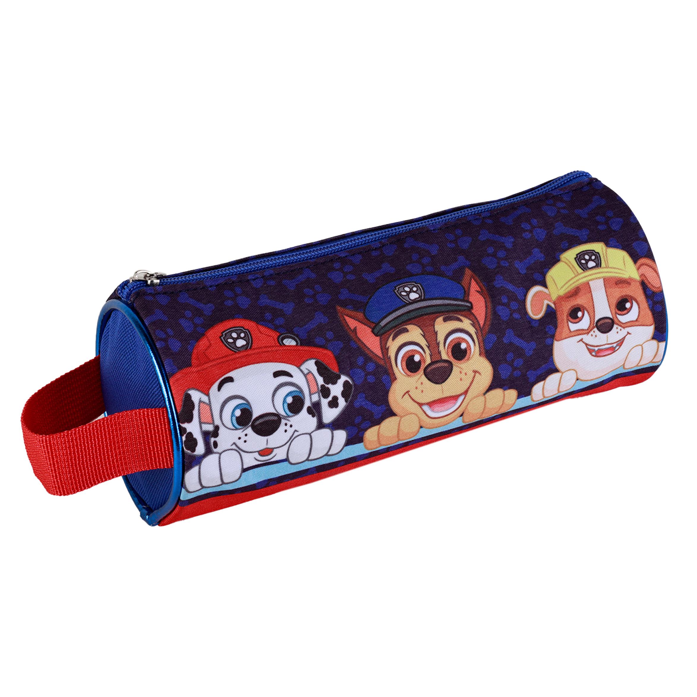 Portatodo redondo Paw Patrol. Interior totalmente forrado y personalizado.