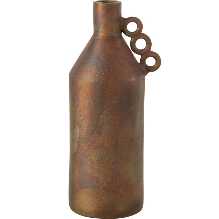 J-Line vase Odin - aluminium - bronze - large - 45 cm de hauteur