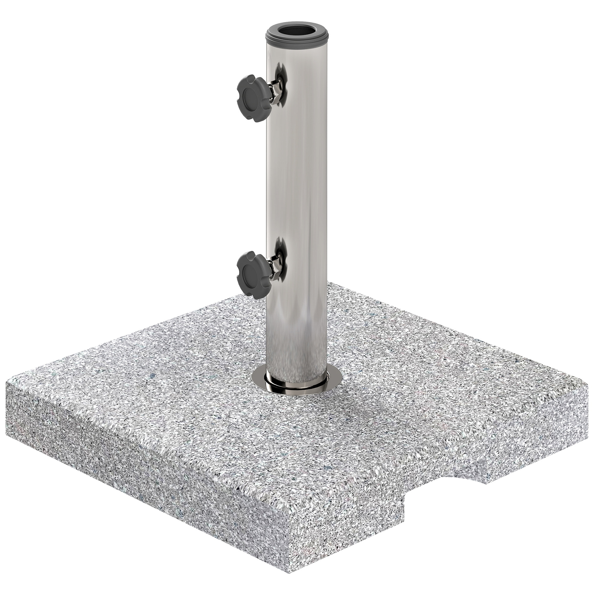 Pied de parasol granite 21 Kg compatible mât dia. 32-48 mm