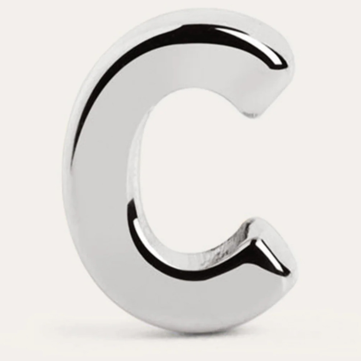 Orecchino Singolo Letter in Argento