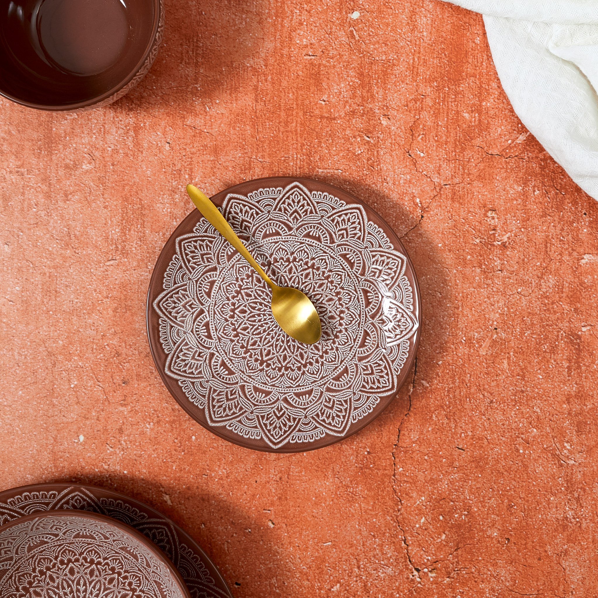 Assiette Sahara Terracotta D19.5cm