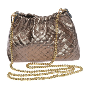 Borsa a spalla Anna Luchini Giallo