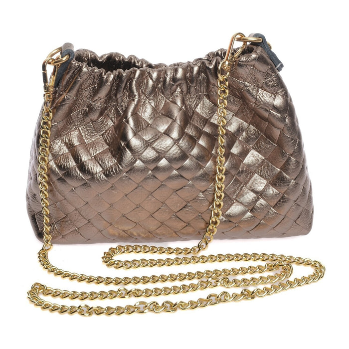 Borsa a spalla Anna Luchini Giallo