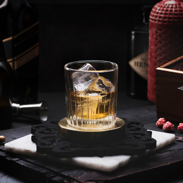 Set de 2 vasos 300ml mixology de doble pared en borosilicato masterpro