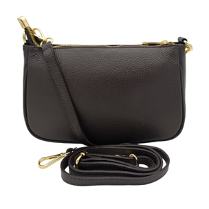 Borsetta a Tracolla Clutch in Vera Pelle Made in Italy