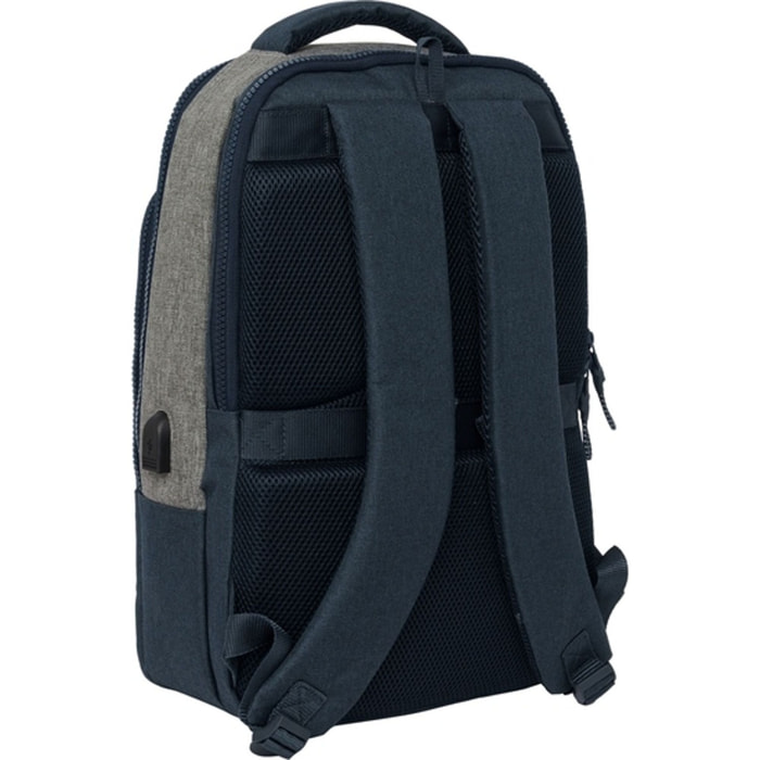 Mochila portatil 15,6"+tablet+usb kappa "dark navy"