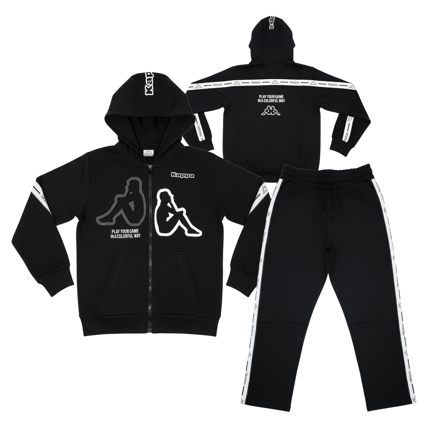 Tuta Ragazzo KAPPA 8 - 16 Anni Cotone Felpato