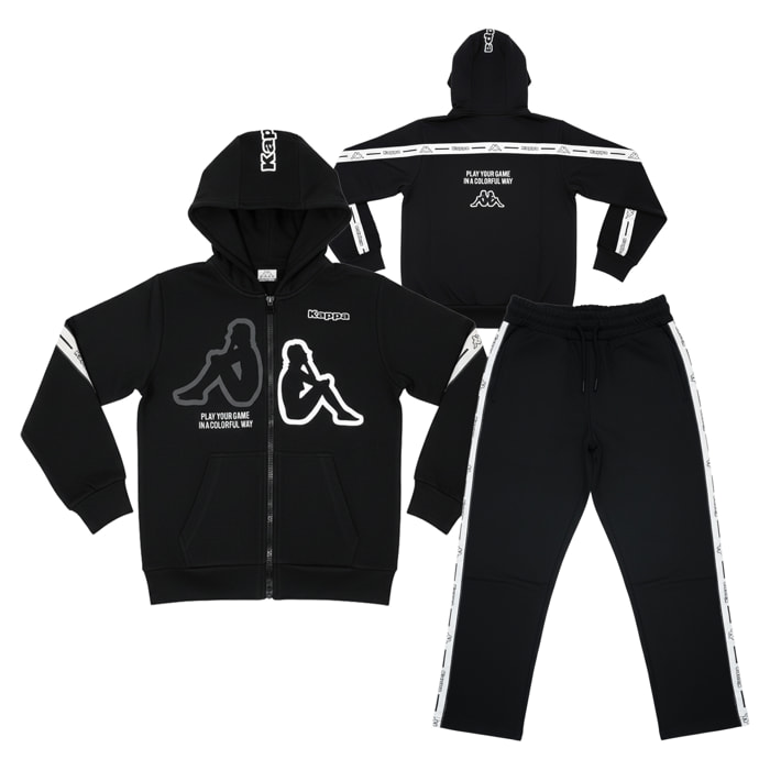 Tuta Ragazzo KAPPA 8 - 16 Anni Cotone Felpato