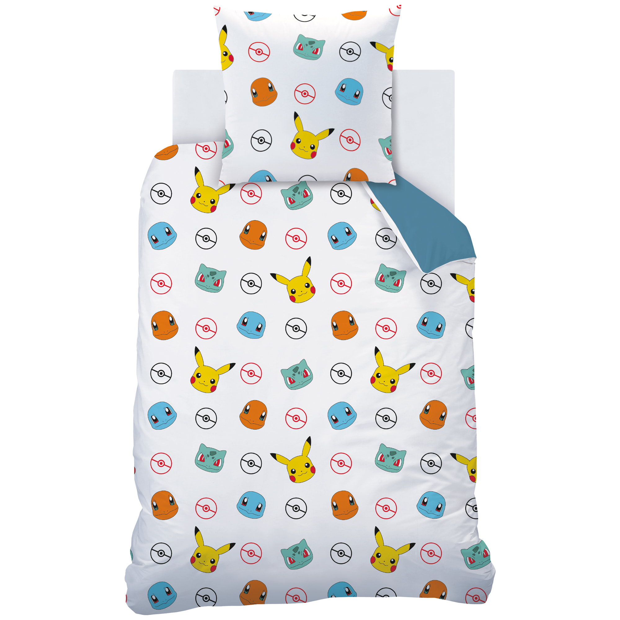 Parure de lit imprimée 100% coton, POKEMON POWER