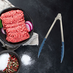 Set de 1 ustensile de cuisine pince de cuisine avec verrouillage Fackelmann Elemental