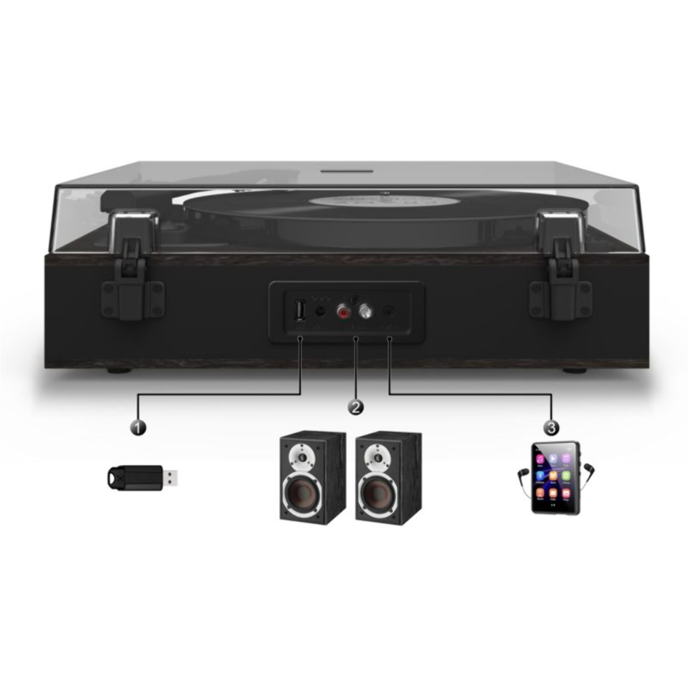 Platine vinyle OGLO TT-B500 BT