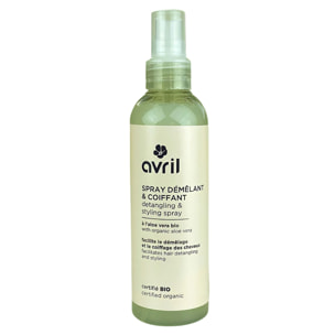 Spray démêlant & coiffant - Certifié bio