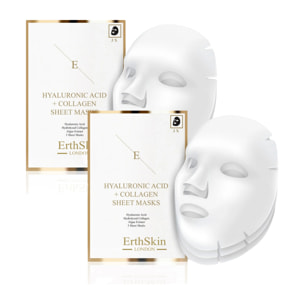 2x Mascarilla de ácido hialurónico y colágeno - 3 láminas