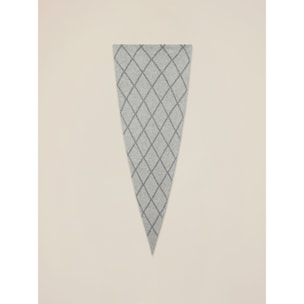 Oltre - Bufanda con bordado lurex - Gris