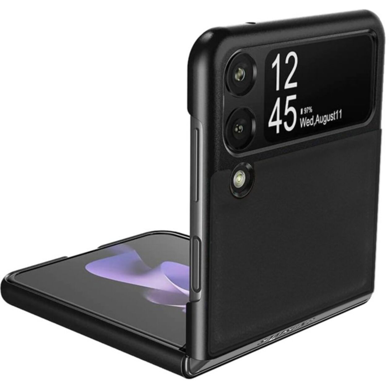 Etui IBROZ Samsung Z Flip3 noir