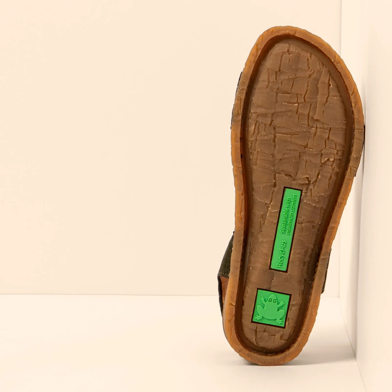 Sandalias N5810 NOBUCK LAVADO KAKI/PANGLAO color Kaki