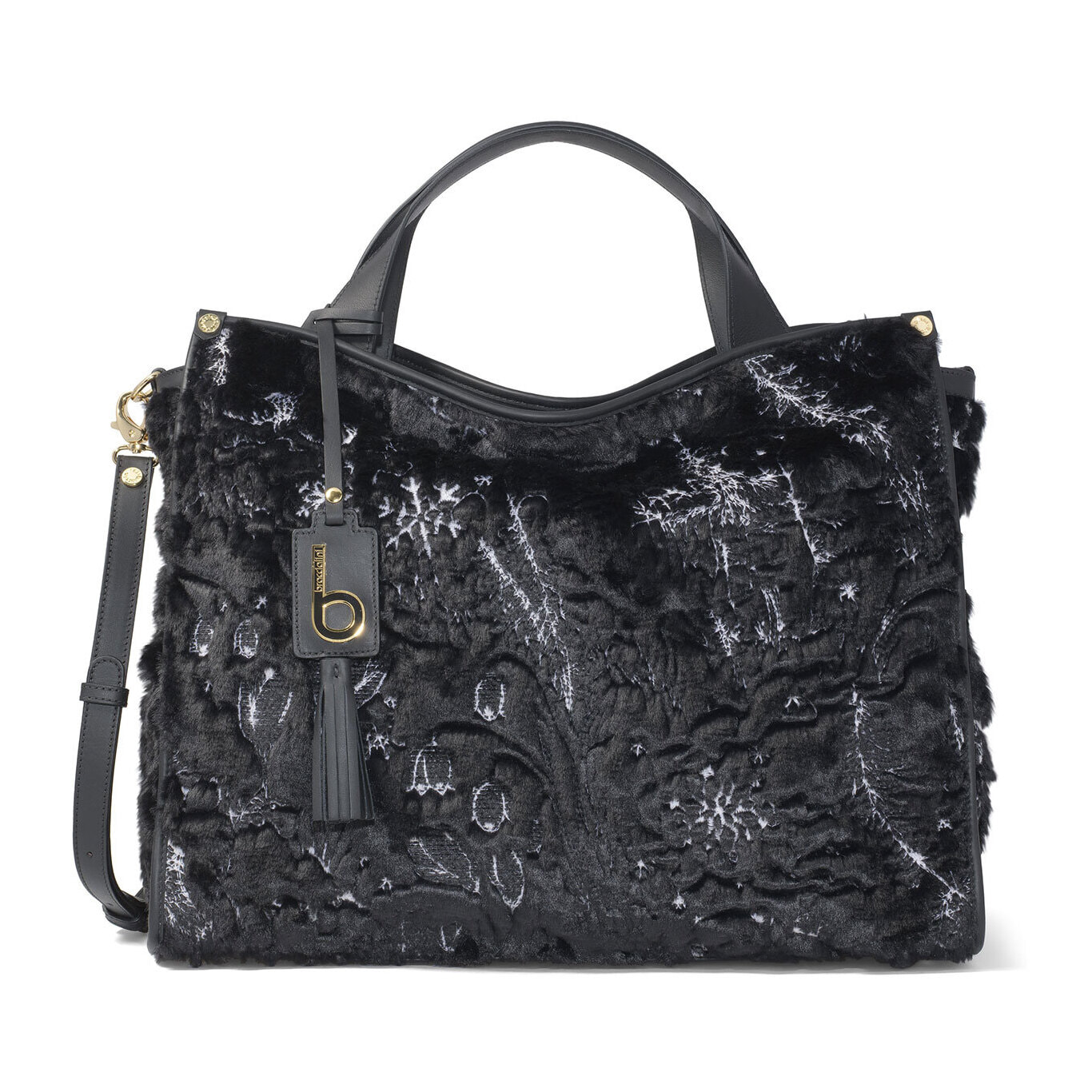 Borsa a mano  da donna In Poliuretano, Acrilico e Lana Prodotto artigianale 9x0x9 cm